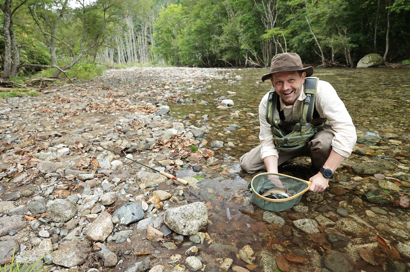 I understand why Tenkara fishing might be better suited than fly fishing for catching Iwana in mountain streams.